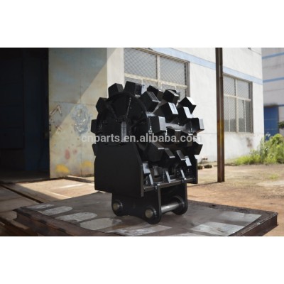 20Tons excavator compaction wheels with width 24inch for E320/E320B/E320C/E320D