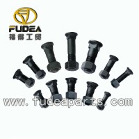 D155 Track shoe bolts nuts for bulldozer track link Part No. 195-32-61210