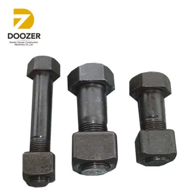 40Cr Material 12.9 Grade Excavator and Bulldozer Track Shoe Bolt & Nut, High Hardness Segment Bolt & Nut, Plow Bolt and Nut