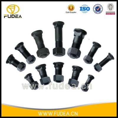 Excavator 12.9 grade screw plot nut dimension M20*75